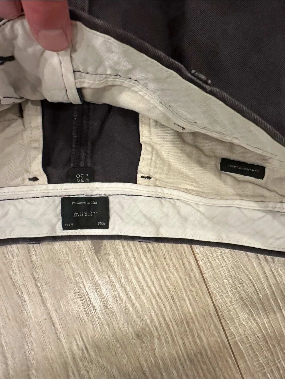 J. Crew Men's Dark Navy Chinos